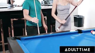 Two roommates Paige Owens and Kay Lovely fuck with a young guy in a steamy ADULT TIME scene