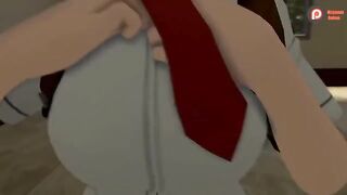 My Hero Academia's Momo and Mineta get down and dirty in this hot animation
