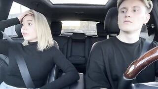 The guy paid for a taxi and received a blowjob from the girl