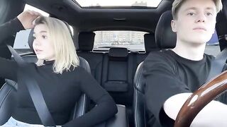 The guy paid for a taxi and received a blowjob from the girl