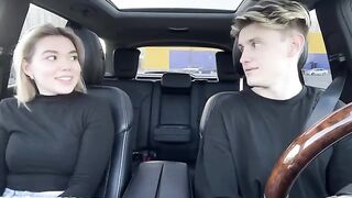 The guy paid for a taxi and received a blowjob from the girl