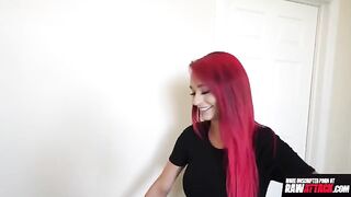 Demi Rhoades, the tattooed slut, gets her pussy stuffed with cock in this rough sex tape