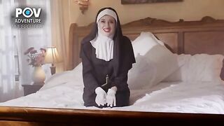 Nun’s lust in real POV adventure with Aubree Valentine