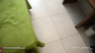 A stunning woman was picked up at the resort and passionately taken
