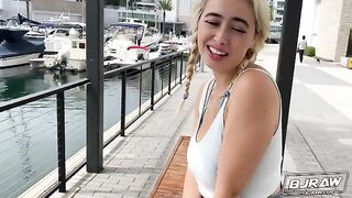 Chloe Surreal, with her stunning natural curves, gets a messy finish from BJRaw
