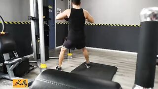 I crushed on my fitness colleague at the gym, so we fucked there