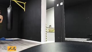 I crushed on my fitness colleague at the gym, so we fucked there