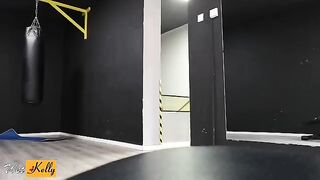 I crushed on my fitness colleague at the gym, so we fucked there