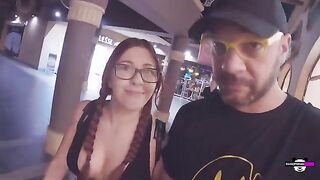 Almost wife fucks in public bathroom like an ex-girlfriend, in Italian with dialogue