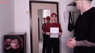 The delivery girl is not always a girl, sometimes she can be a guy too
