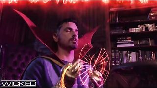 Ms. Marvel's pussy gets a marvelous treatment from Doctor Strange's cock in this hot parody scene!