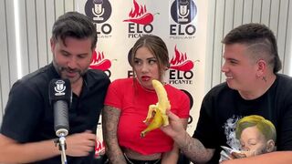 The interview with Elo Podcast ended in a mess and with a lot of cum