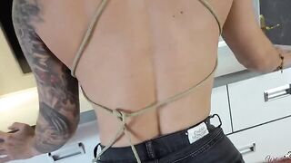 I get dry humped by my stepbrother on my sexy short jeans