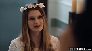 The bride-to-be gets a sensual lesbian experience with Bunny Colby