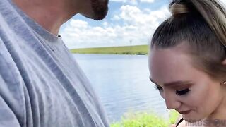 AJ Applegate gets fucked outdoors by horny J-Mac