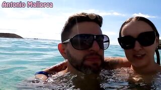 A blonde babe was picked up on the Australian beach