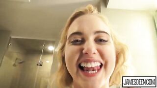 Cute teen Chloe Cherry gets fucked hard by a big cock