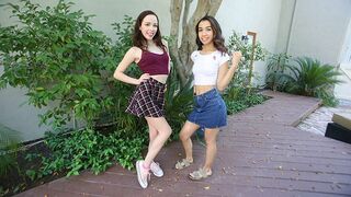 Step daughters Aliya Brynn and Jackie Rogen share a passionate experience
