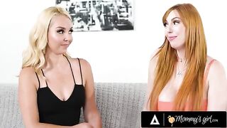 Hot swinger Lauren Phillips exchanges her sexy stepdaughter Lacy Lennon for a steamy encounter with her bestie