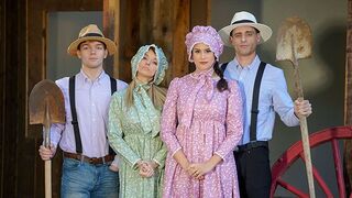 Hot busty moms Pristine Edge and Penny Barber fucking their stepsons