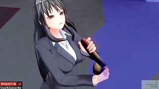 ASMR ear licking action with Japanese hentai voice actor