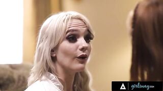 Kenna James passionately fucked her lucky charm Madi Collins after the worst day