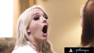 Kenna James passionately fucked her lucky charm Madi Collins after the worst day