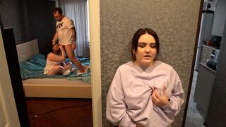They are having sex, and my pussy is burning with desire