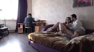 A girl got fucked behind her husband’s back in a steamy scene