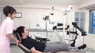 Japanese patient gets fucked by his dentist Mao Chinen in a hardcore scene