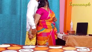 First anal and pussy fuck for hot Indian maid