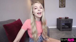 Petite teen Lily Larimar gets horny stepsis fantasies in HD