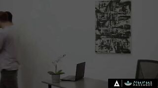 Two college guys get fucked by big-titted BBW Natasha Nice