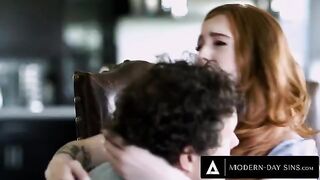 YouTuber’s old house mid-air action with petite star Madi Collins and intense Robby Echo