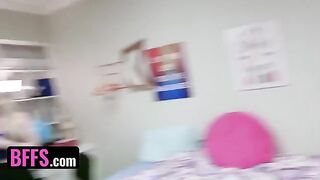 Two roommates woke up hungry, so they had to share the only thing they had - each other's cocks