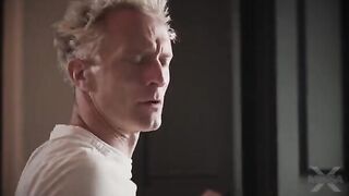 A bad girl is getting fucked by her step-daddy in bed