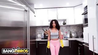 A lovely housekeeper, inspired by the stunning Lovely Luna, got fucked