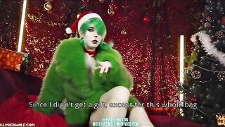 The Grinch’s dirty sperm soaked the girl’s Christmas pussy