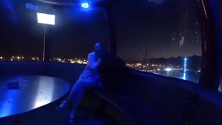 A couple enjoys a romantic evening with a thrilling, intimate finish