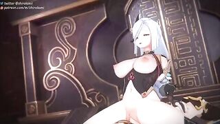 A lot of Genshin Impact girls are getting fucked and creampied in this hot compilation