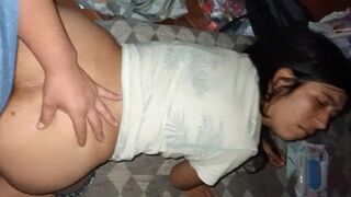 He sucks my cock and asks for ass sex, filling his mouth with milk