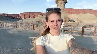 My cute girlfriend gets messy after sex on our date night
