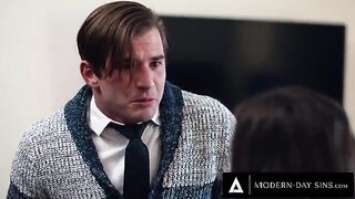 Modern Day Sins - They made the guy cum, but not before