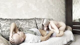 Brother oversleeps? The stepsister will help him with enthusiasm