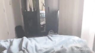 A day in the life of a stunning brunette, Jin, on Ersties