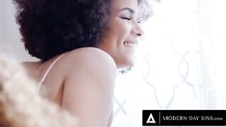 Scarlit Scandal and Alina Ali share husband's cum in steamy threesome