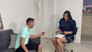 The client found my sex toys and ended up under me