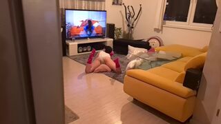 A stepbrother got his cock sucked by his horny stepsister in a steamy scene