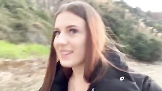 Girl was fucking on the beach and her friends saw everything