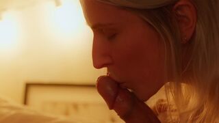 A wife gave her husband a pleasant massage before sex